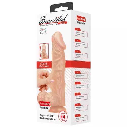 Realistischer Dildo Buraq Beautiful 18 x 4,5cm – 2/8