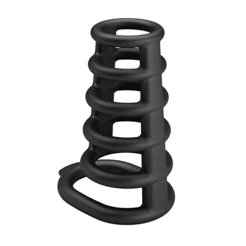 Penis Sheath with Silicone Rings Rodrigo 10 x 5cm – 3/9