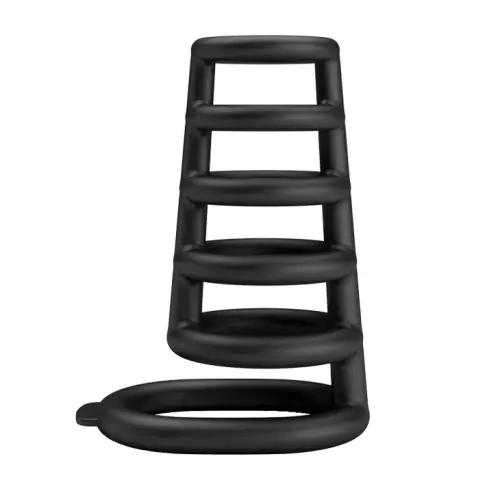 Penis Sheath with Silicone Rings Rodrigo 10 x 5cm – 4/9