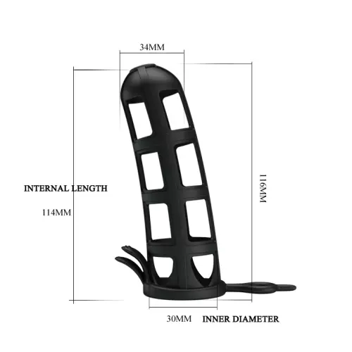 Vibrating Dildo Classic Silicone Black 15 x 4 cm Black – 11/11