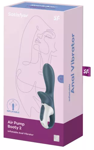 Opblaasbare vibrator Air Pump Booty 2 Satisfyer 8 x 3.5cm – 2/6