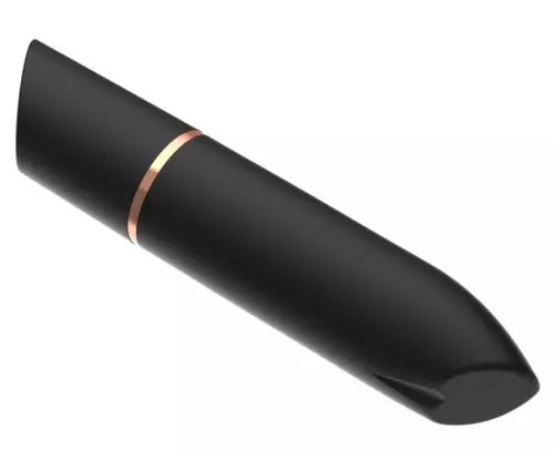 Mini Vibrator Herz Lippenstift 9cm Schwarz – 2/5