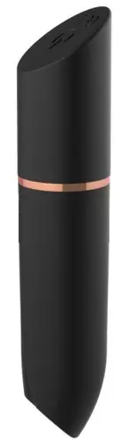 Mini Vibrator Herz Lippenstift 9cm Schwarz – 3/5
