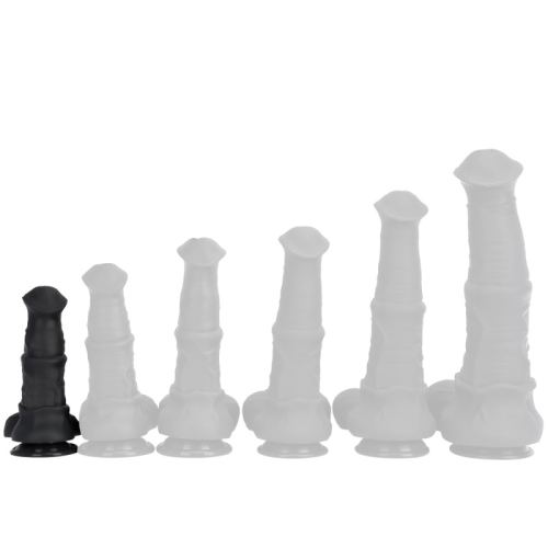 Horse Dildo CENTAURA S 14 x 4.5cm Black