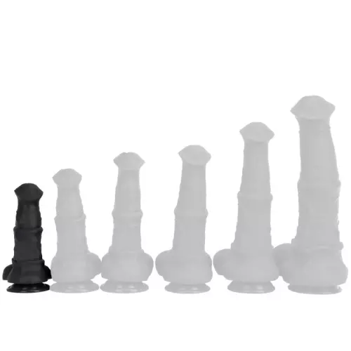 Horse-Dildo Centaura S 14 x 4.5cm Schwarz – 1/3