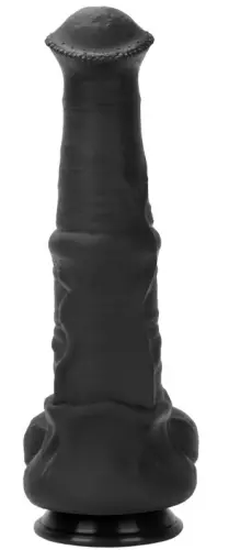 Paard dildo Centaura L 18 x 6.5cm Zwart – 3/6
