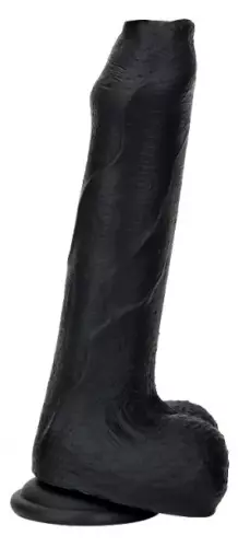 Silikon-Dildo Nopi 16 x 4cm Schwarz – 1/4
