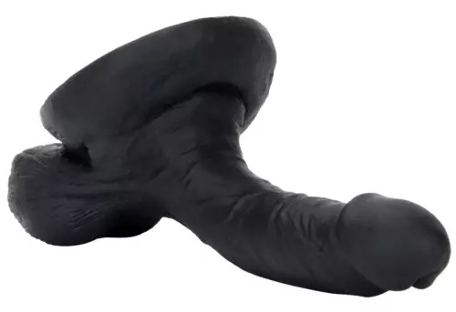 Silikon-Dildo Bigball 14 x 4cm Schwarz – 2/2
