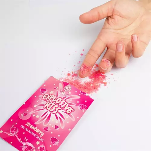48er-Pack Funkelnde Bonbons Explosive Kiss Minze und Erdbeere – 5/5