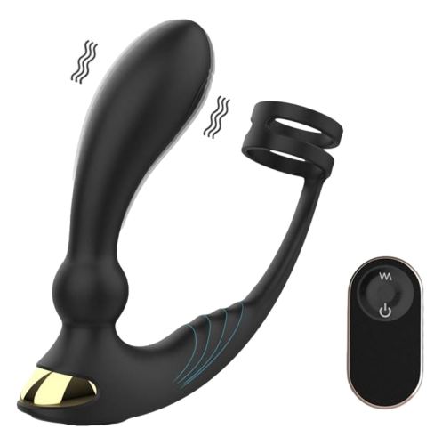 Kings Landing Vibrating Prostate Plug and Ring 13 x 3.3cm