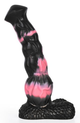 Animal Dildo Arhulf 21 x 6cm Black-Pink