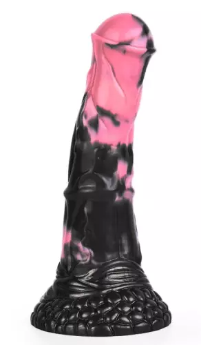 Dildo Pirulf 18 x 5cm Schwarz-Rosa – 4/6