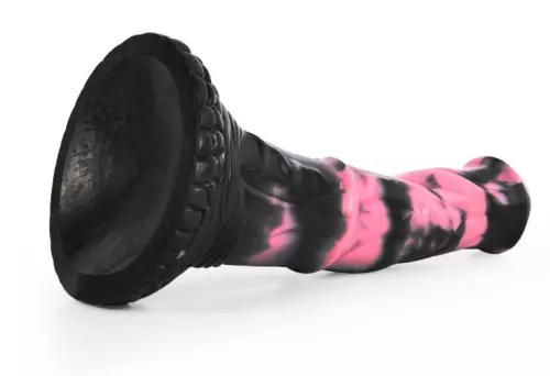 Dildo Pirulf 18 x 5cm Schwarz-Rosa – 6/6