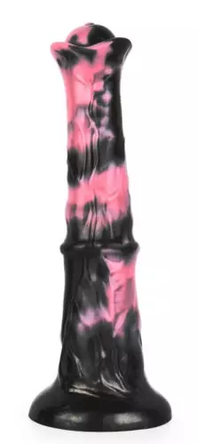 Tier-Dildo Exulf 26 x 6cm Schwarz-Rosa – 1/7