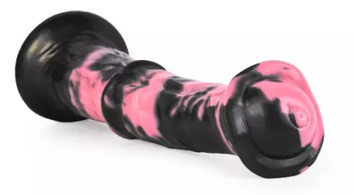 Tier-Dildo Exulf 26 x 6cm Schwarz-Rosa – 3/7