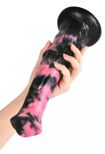 Tier-Dildo Exulf 26 x 6cm Schwarz-Rosa – 4/7