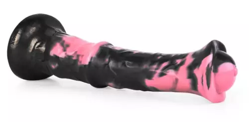 Tier-Dildo Exulf 26 x 6cm Schwarz-Rosa – 5/7