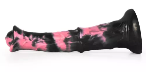 Tier-Dildo Exulf 26 x 6cm Schwarz-Rosa – 6/7