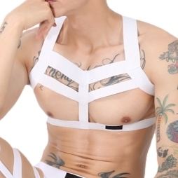 Elastic Harness Multi Band White