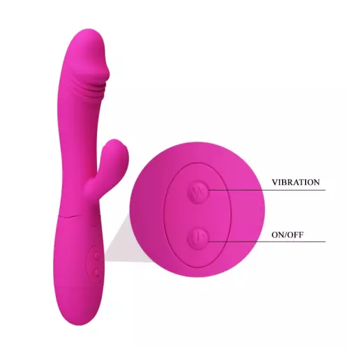 Vibromasseur Rabbit Snappy 9.5 x 3.2cm Rose – 4/12