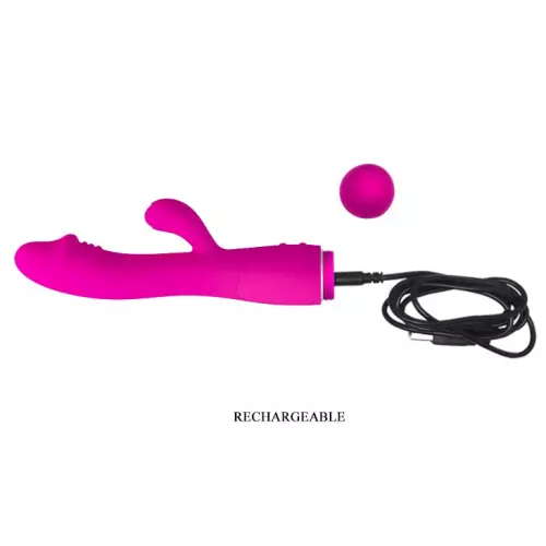 Vibromasseur Rabbit Snappy 9.5 x 3.2cm Rose – 5/12