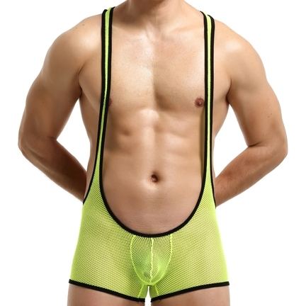 Sexy Singlet Tocki Yellow-Black