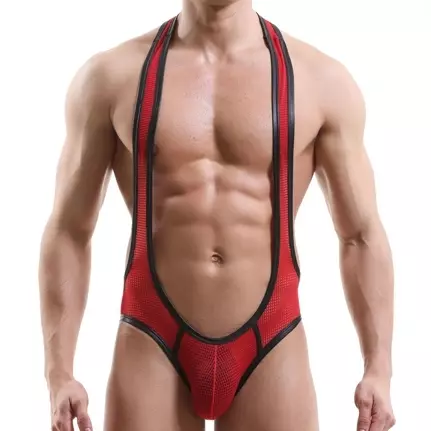 Singlet Rückenfrei Alvar Rot – 1/2