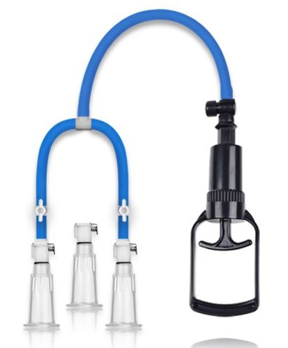 Nipple Pump Thre Cup Pump Blue