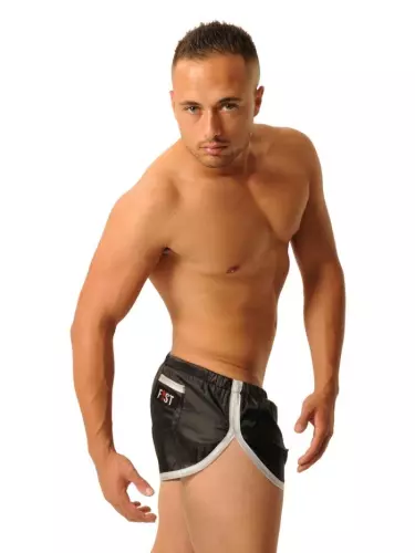 Kurze Hose Fist Schwarz-Weiß – 5/6