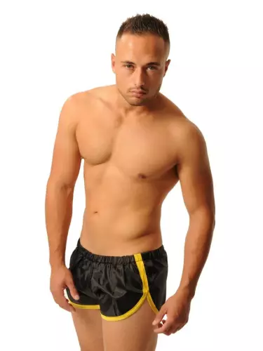 Kurze Hose FIST Schwarz-Gelb – 3/6