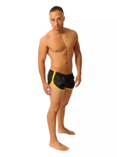 Kurze Hose FIST Schwarz-Gelb – 4/6