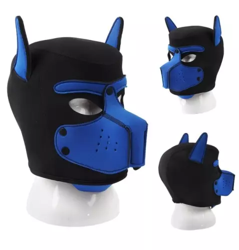 Puppy Maske Neopren Dog On Schwarz-Blau – 2/2