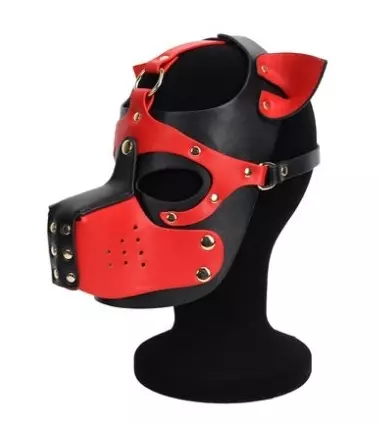 Puppy Dog Ixo Maske Schwarz-Rot – 1/2
