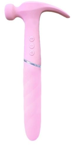 Sweet Hammer Vibrating Dildo 17 x 4cm Pink