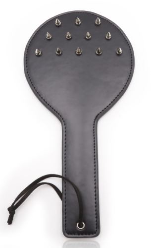 Paddel mit Metallspitzen 30 x 15cm Schwarz