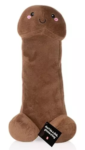 Plüsch Penis 28cm Braun – 1/6