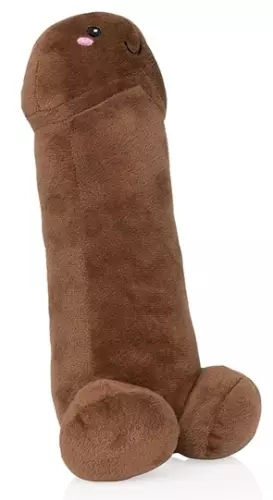 Plüsch Penis 28cm Braun – 2/6