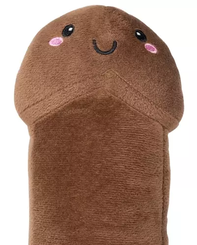 Plüsch Penis 28cm Braun – 3/6