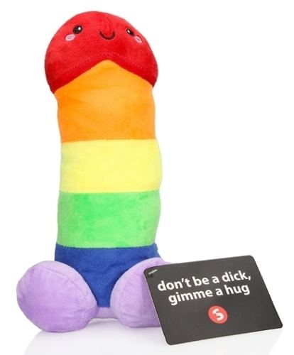 Rainbow Penis Plush Toy 30cm