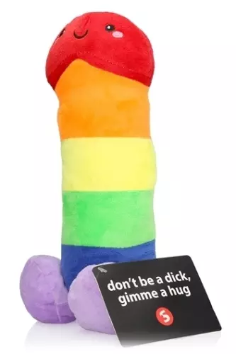 Rainbow Penis Plush Toy 30cm – 2/6
