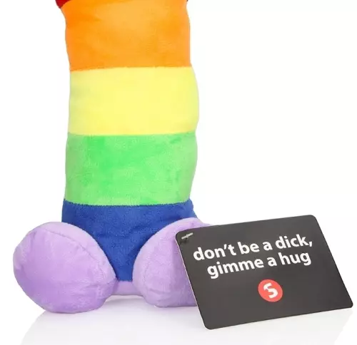 Rainbow Penis Plush Toy 30cm – 4/6