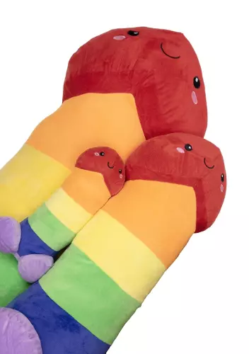 Rainbow Penis Plush Toy 30cm – 5/6