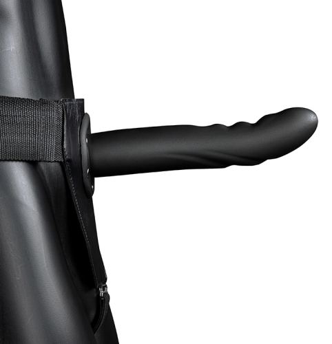 Hollow Strap Textured Curved Dildo Harness 20 x 4cm