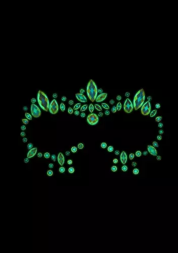 Phosphorescent Eye Contour Rhinestone Stickers Glow Jewelry – 4/4