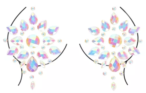 Phosphorescent Rhinestone Nipple Covers Glow Nipples – 1/5
