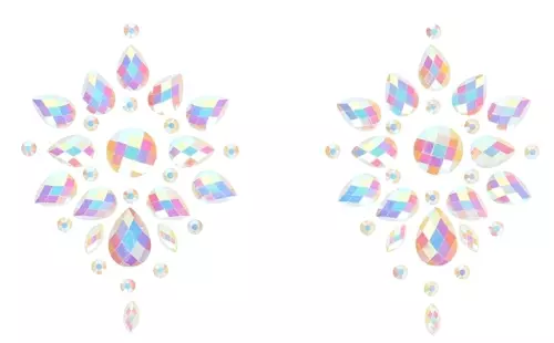 Phosphorescent Rhinestone Nipple Covers Glow Nipples – 3/5