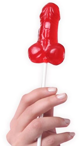 Lutscher Penis Geschmack Erdbeere 32g