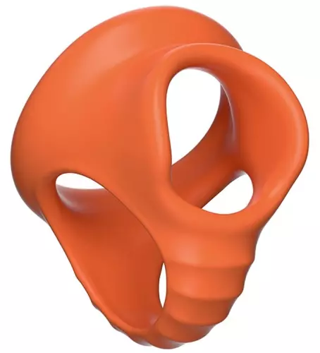 Ballstretcher aus Silikon Splity Orange – 1/3