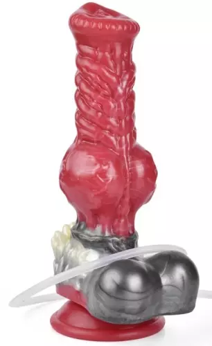 Furry spuitende dildo Wolf Squirt S 16 x 6cm – 5/11