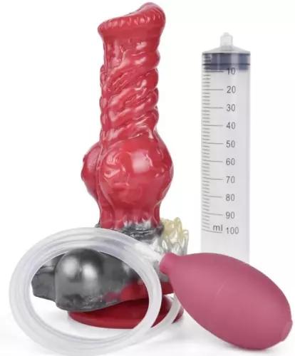 Furry Ejaculating Dildo WOLF SQUIRT M 21 x 7.5cm – 11/11